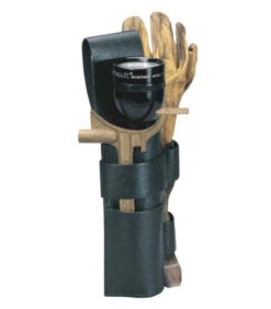 Etui Cuir Lampe/gant Tricoise Noir