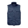 Gilet Militaire Matelassé Bleu -Militaire Équipement Magasin Gilet militaire bleu matelasse sans manche