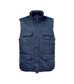 Gilet Militaire Matelassé Bleu