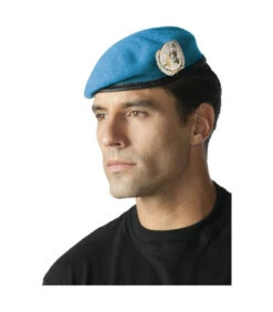 Insigne Militaire De Béret ONU -Militaire Équipement Magasin Insigne militaire de Beret ONU 1