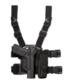 Plaque De Cuisse VEGA-Holster 2 Sangles Noir -Militaire Équipement Magasin Plaque de cuisse VEGA Holster 2 sangles noir 1