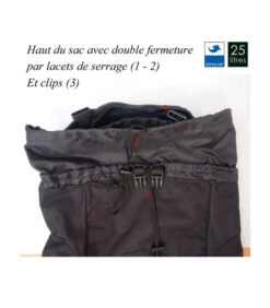 Sac à Dos Militaire 25 Litres Noir -Militaire Équipement Magasin Sac a dos militaire 25 Litres Noir 3