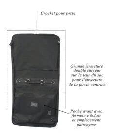 Valise Personnel Navigant Camo Noir Ou Bleu -Militaire Équipement Magasin Valise militaire Personnel Navigant Camouflage CE Noir ou Bleu 1