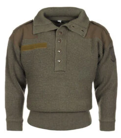 Pullover AT ALPIN Laine Vert Occasion Comme Neuf