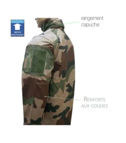 Blouson Imperméable Softshell 3 Couches Imprimé Camouflage CE -Militaire Équipement Magasin blouson impermeable softshell 3 couches imprime camouflage ce 3