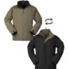 Blouson Polaire Réversible Grand Froid Kaki/noir 1 Blouson Polaire Réversible Grand Froid Kaki/noir -Militaire Équipement Magasin blouson polaire reversible ranger kakinoir
