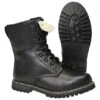 Botte Coquée Fourrée En Cuir Homme Brandit -Militaire Équipement Magasin boots cuir fourres brandit