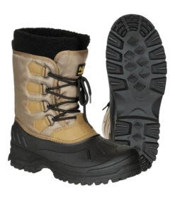 Bottes Grand Froid, Lacées, Kaki/noir