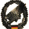 BW Insigne De Béret, "Fallschirmjäger", Métal -Militaire Équipement Magasin bw insigne de beret fallschirmjager metal