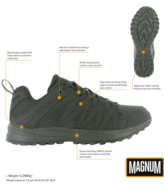 Chaussures Basses MAGNUM Storm Trail Lite Kaki 4 Chaussures Basses MAGNUM Storm Trail Lite Kaki – Image 2