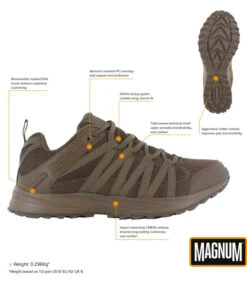Chaussures Basses MAGNUM Storm Trail Lite Coyote -Militaire Équipement Magasin chaussures basses militaire magnum storm trail lite coyote 1