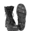 Chaussures Panama Noire En Cuir Homme -Militaire Équipement Magasin chaussures panama noire en cuir