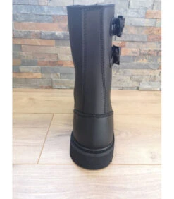 Chaussures Rangers Noire Type Armée Française -Militaire Équipement Magasin chaussures rangers noire type armee francaise 1 4