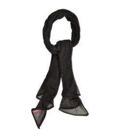 Chèche Filet Uni Noir