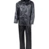 Combinaison De Pluie, Noir, Polyester -Militaire Équipement Magasin combinaison de pluie noir polyester