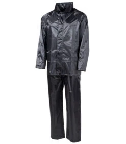 Combinaison De Pluie, Noir, Polyester