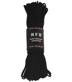 Paracorde De Parachute, Noir, 100 FT, Nylon