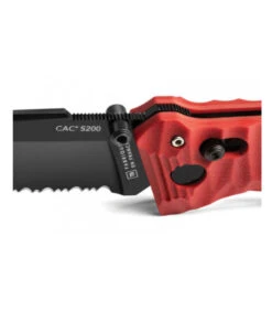 Couteau De Poche Cac® S200 Serration G10 Rouge 12 Couteau De Poche Cac® S200 Serration G10 Rouge -Militaire Équipement Magasin couteau de poche cac s200 serration g10 rouge tb outdoor 4