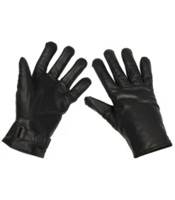 Gants Cuir BW Doublure Noir