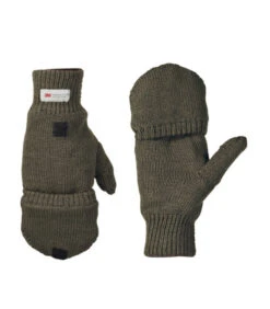 Gants De Tir Mitaine / Moufle Thinsulate -Militaire Équipement Magasin gants mitaines militaire vert olive acrylique 2