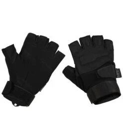 Gants Tactiques, "Pro", Sans Doigts, Noir