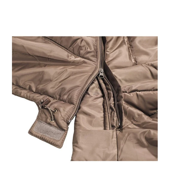 Gilet Kaki Fourré Avec Capuche Amovible 6 Gilet Kaki Fourré Avec Capuche Amovible – Image 4