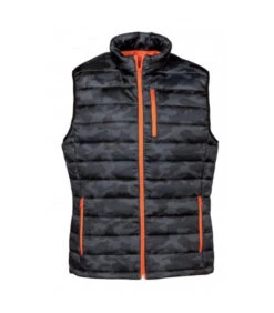 Gilet Matelassé Camo Gris Trek