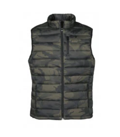 Gilet Matelassé Camo Kaki Trek
