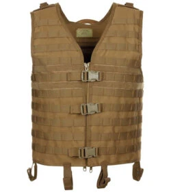 Gilet Tactique "Molle Light" Coyote Tan Système Molle