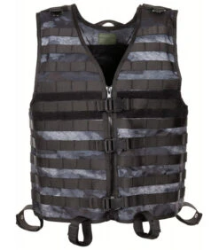 Gilet Tactique "Molle Light" HDT Camou Gris Système Molle
