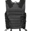 Gilet Tactique "Molle Light" Noir Système Modulaire Molle -Militaire Équipement Magasin gilet molle light noir systeme modulaire
