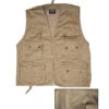 Gilet Multipoches Avec Doublure Maille Beige -Militaire Équipement Magasin gilet multipoches avec doublure maille beige