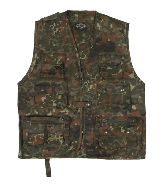 Gilet Multipoches BW Camouflage Flecktarn 3 Gilet Multipoches BW Camouflage Flecktarn