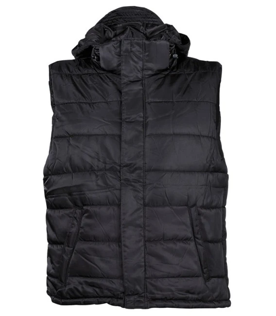 Gilet Noir Fourré Avec Capuche Amovible 3 Gilet Noir Fourré Avec Capuche Amovible