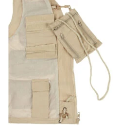 Gilet Outdoor, Beige, Microfibre -Militaire Équipement Magasin gilet outdoor kaki microfibre 2