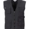 Gilet Outdoor Noir Microfibre