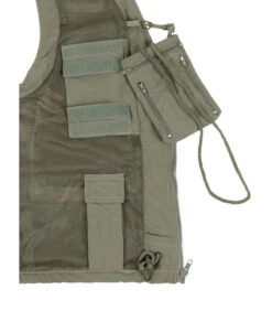 Gilet Outdoor, Vert, Microfibre -Militaire Équipement Magasin gilet outdoor vert microfibre 2