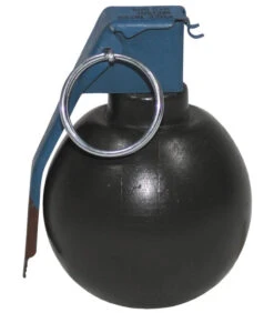 Grenade à Main, "M 67", Kaki, Bois, Décoration