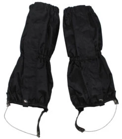 Guêtres Pluie Noir Fil Acier