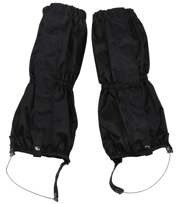 Guêtres Pluie Noir Fil Acier 3 Guêtres Pluie Noir Fil Acier