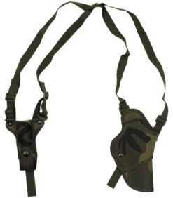 Holster D'épaule, Droit, Woodland, Avec Porte-chargeur