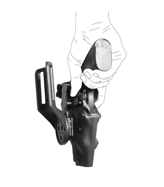 Holster Droitier Vegatek Short VKS8 Tan Pour PAMAS MAS-G1 4 Holster Droitier Vegatek Short VKS8 Tan Pour PAMAS MAS-G1 – Image 2