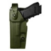 Holster Gaucher Vegatek Duty VKD8 Vert Olive GLOCK 17/19/22/23 -Militaire Équipement Magasin holster gaucher vegatek duty vkd8 vert olive glock 17192223