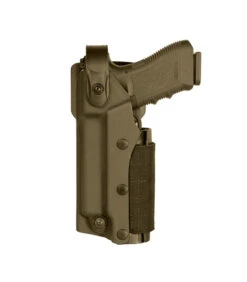 Holster Gaucher Zoom VKZ8 Tan GLOCK 17/18/19/22/23 Avec Lampe/laser