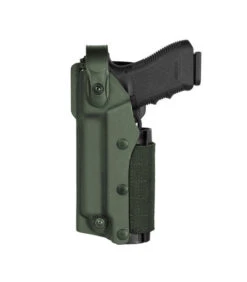 Holster Gaucher Zoom VKZ8 Vert GLOCK 17/18/19/22/23 Avec Lampe/laser