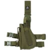Holster, Kaki, Fix. Cuisse Et Ceint., Gauche -Militaire Équipement Magasin holster kaki fix cuisse et ceint gauche