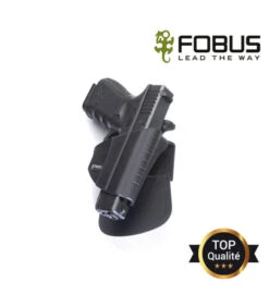Holster Rigide Polymere Pour Glock Retention Active Pression Pouce