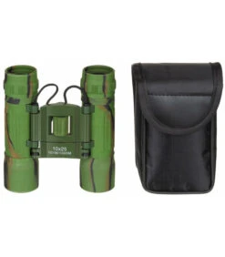 Jumelles, 10x25, Lentille Ruby Woodland, Pliable, Sac