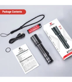 Lampe Tactique Rechargeable XT11R LED - 1300 Lumens Klarus 11 Lampe Tactique Rechargeable XT11R LED - 1300 Lumens Klarus -Militaire Équipement Magasin lampe tactique rechargeable xt11r led 1300 lumens klarus 4