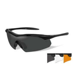 Wiley X Lunettes De Protection Balistiques Vapor écrans Fumé/incolore/orange